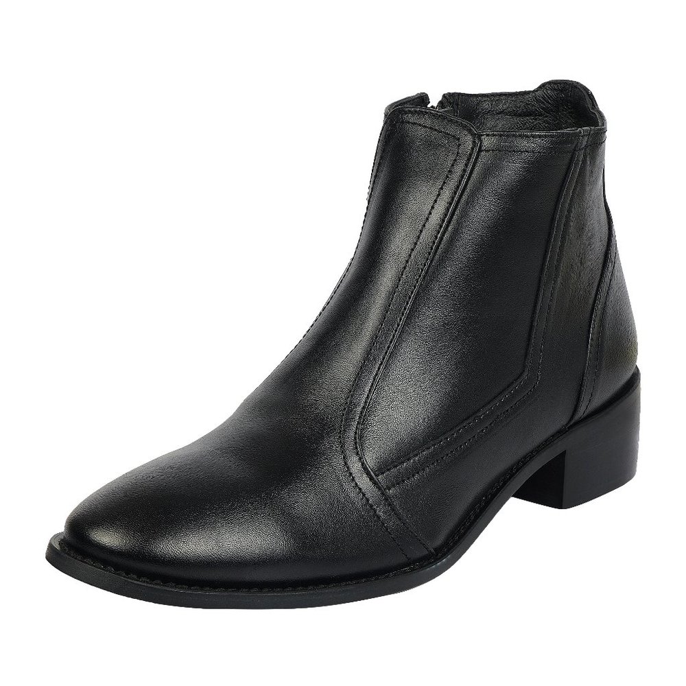LIBERTYZENO Women Zipper/Chelsea Boots Fashion Leather Ankle Dress Shoes
